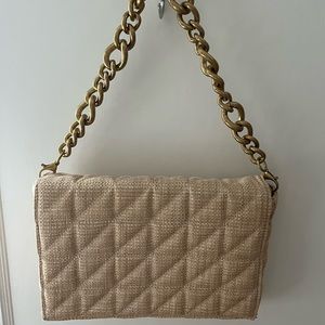 Zara quilted shoulder bag